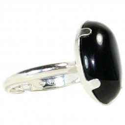 Bague Argent & Onyx