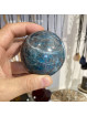 Sphère en Apatite Bleue - 435 Grammes