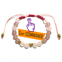 Bracelet Boules Macramé en...