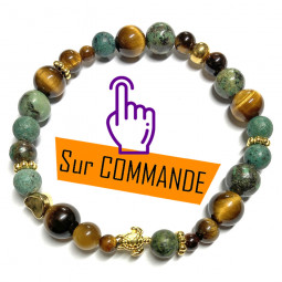 Bracelet Boules en Oeil de...