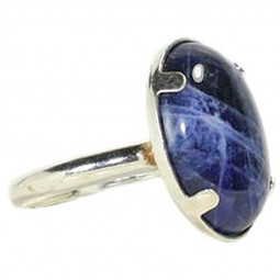 Bague Argent & Sodalite
