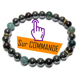 Bracelet Boules en Grenat,...