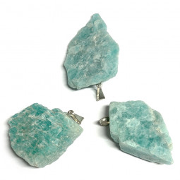 Pendentif en Amazonite Brute