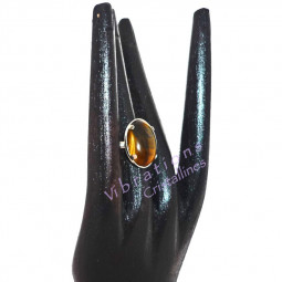 Bague Argent & Oeil de Tigre