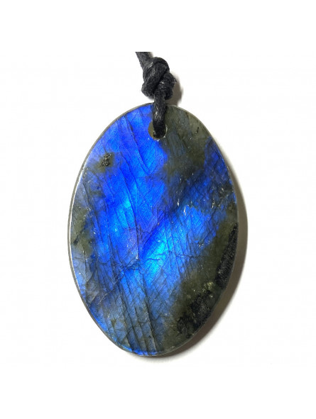 Pendentif Percé en Labradorite - 5 cm