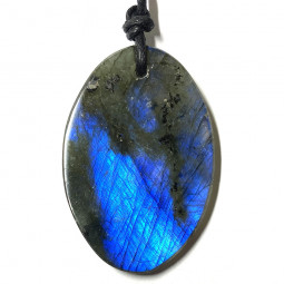 Pendentif Percé en Labradorite - 5 cm