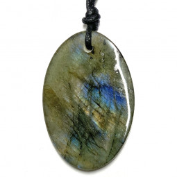 Pendentif de 5 cm en Labradorite