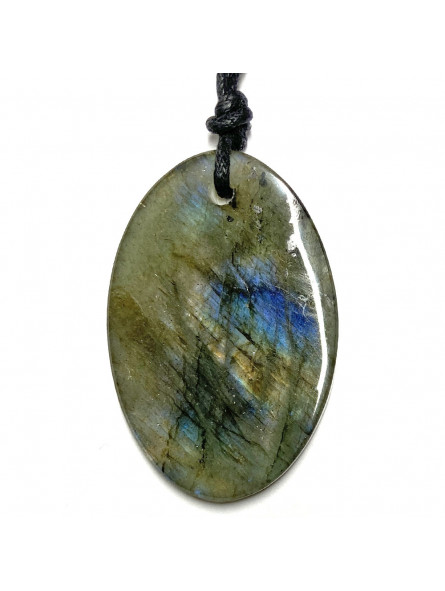 Pendentif de 5 cm en Labradorite