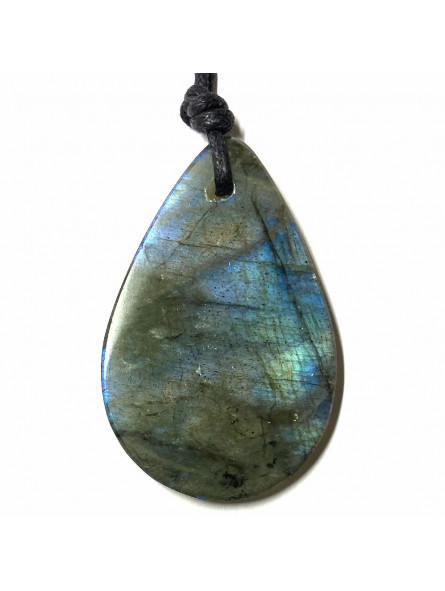 Pendentif Goutte en Labradorite - 5 cm