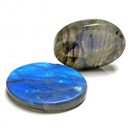 Galet Plat de Labradorite pour Chakra