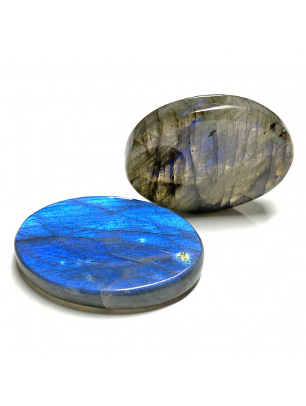 Galet Plat de Labradorite pour Chakra