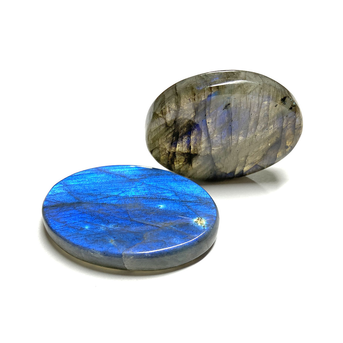 Galet Plat de Labradorite pour Chakra