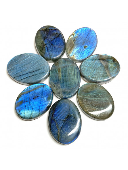 Galet Plat de Labradorite pour Chakra