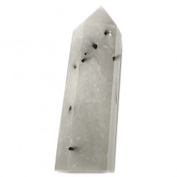 Pointe en Quartz Tourmaline - 80 Grammes