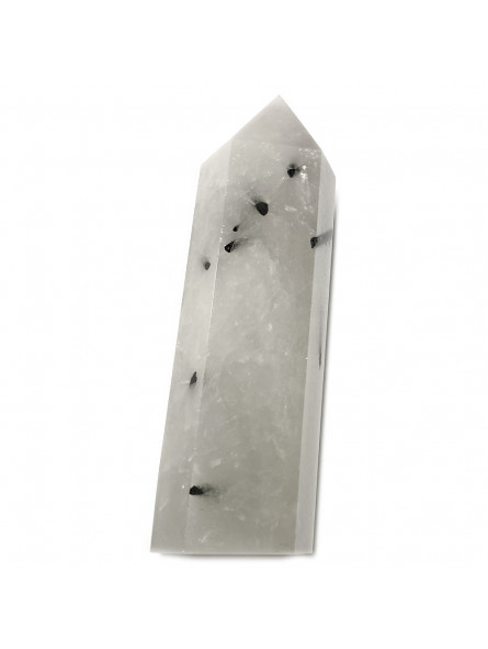 Pointe en Quartz Tourmaline - 80 Grammes