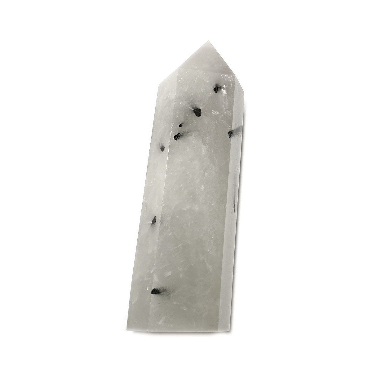 Pointe en Quartz Tourmaline - 80 Grammes