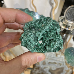 Bloc de Malachite Fibreuse - 120 Grammes