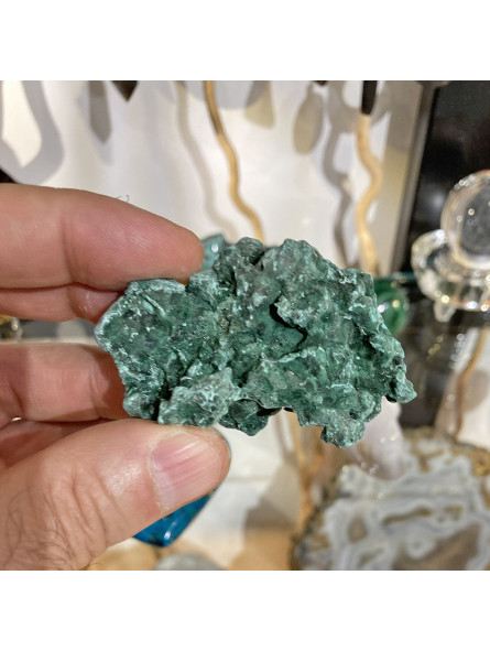 Bloc de Malachite Fibreuse - 60 Grammes