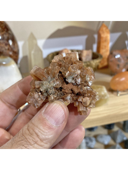 Macle d'Aragonite Cristallisée - 63 Grammes