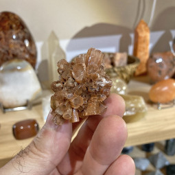 Macle d'Aragonite Cristallisée - 63 Grammes