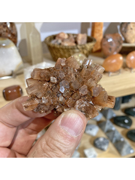 Macle d'Aragonite Cristallisée - 80 Grammes