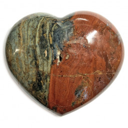 Coeur en Jaspe Rouge - 290 Grammes