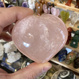 Coeur en Quartz Rose - 262 Grammes