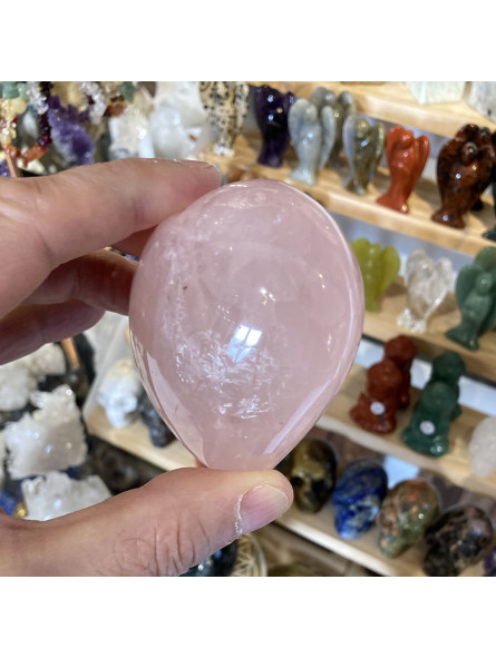 Coeur en Quartz Rose - 262 Grammes