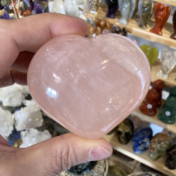 Coeur en Quartz Rose - 262 Grammes