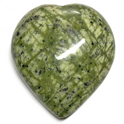 Coeur en Serpentine - 70 Grammes