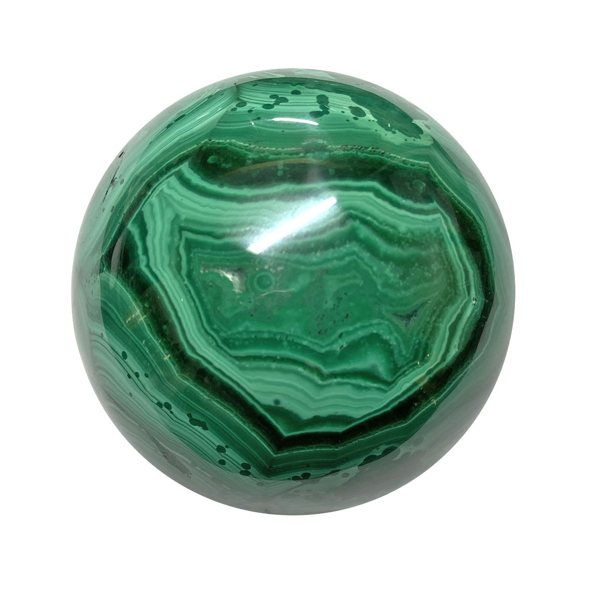 Sphère en Malachite de 168 Grammes