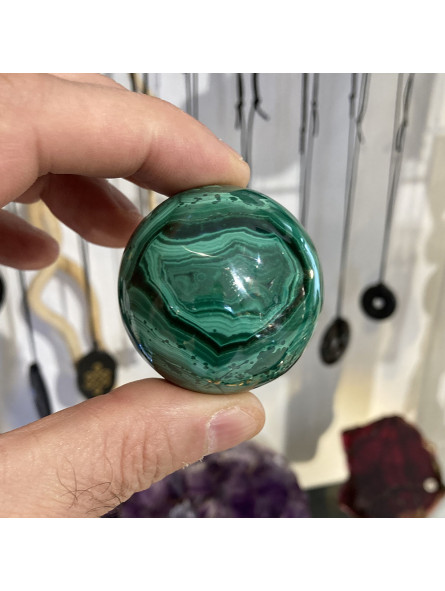 Sphère en Malachite de 168 Grammes