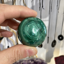 Sphère en Malachite de 168 Grammes