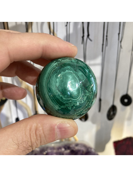 Sphère en Malachite de 168 Grammes