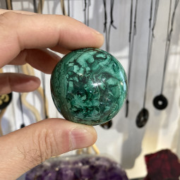 Sphère en Malachite de 168 Grammes