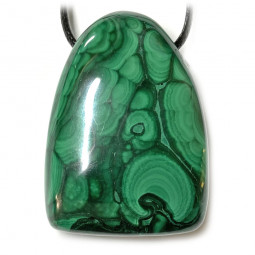 Pendentif en Malachite Percée EXTRA