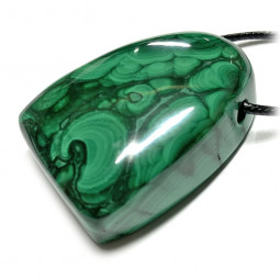 Pendentif en Malachite Percée EXTRA