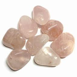 Pierre Roulée de Quartz Rose - 2 Tailles