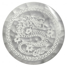 Palet en Sélénite de 10 cm avec Dragon