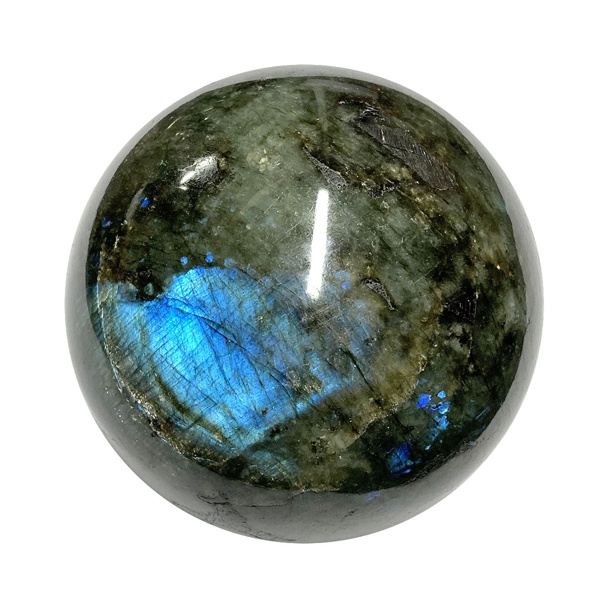 Sphère en Labradorite de 75 mm