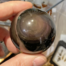 Sphère en Obsidienne Oeil Céleste - 52 mm