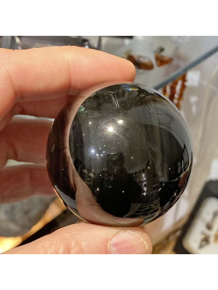 Sphère en Obsidienne Oeil Céleste - 52 mm