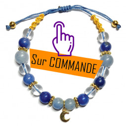 Bracelet Boules Macramé en...