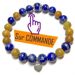 Bracelet en Jaspe Opale &...