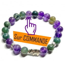 Bracelet Boules en Agate...