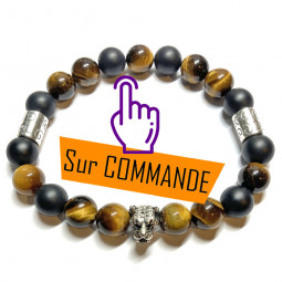 Bracelet en Oeil de Tigre &...