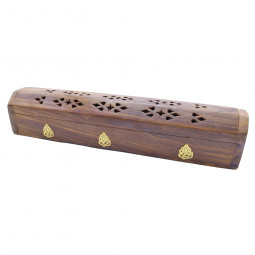 Porte Encens en Bois Avec Motif Ganesh