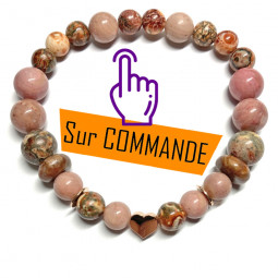 Bracelet Boules en Jaspe...