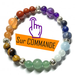 Bracelet Boules 7 Chakras...