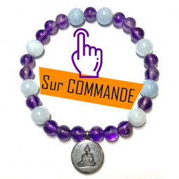 Bracelet Améthyste & Aigue...